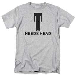 Needs Head Adult Regular Fit T-Shirt Men's Regular Fit T-Shirt Funny   