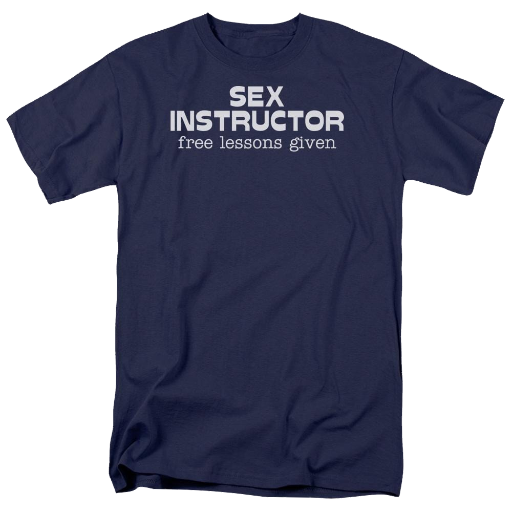 Sex Instructor Adult Regular Fit T-Shirt Men's Regular Fit T-Shirt Funny   