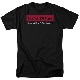 Practice Safe Sex Adult Regular Fit T-Shirt Men's Regular Fit T-Shirt Dirty Humor   
