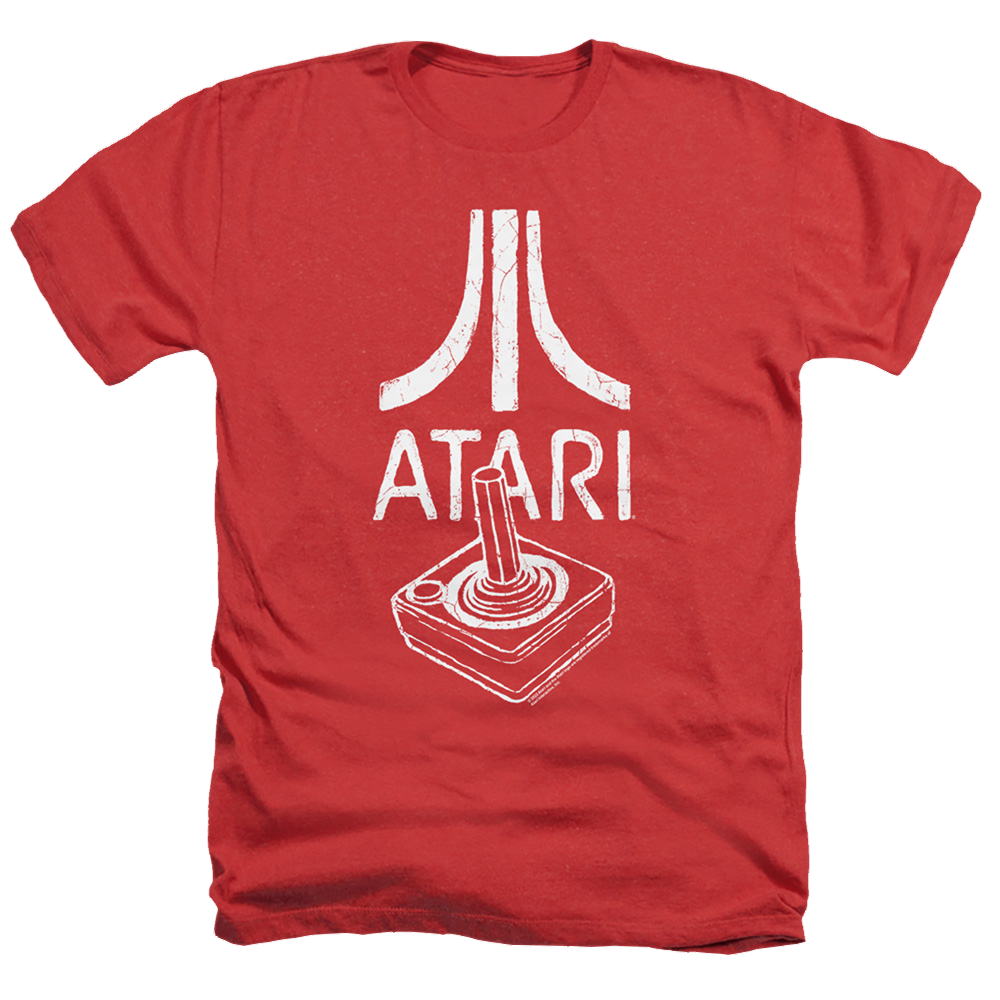 Atari Joystick Logo - Men's Heather T-Shirt Men's Heather T-Shirt Atari   