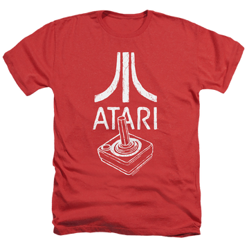 Atari Joystick Logo - Men's Heather T-Shirt Men's Heather T-Shirt Atari   