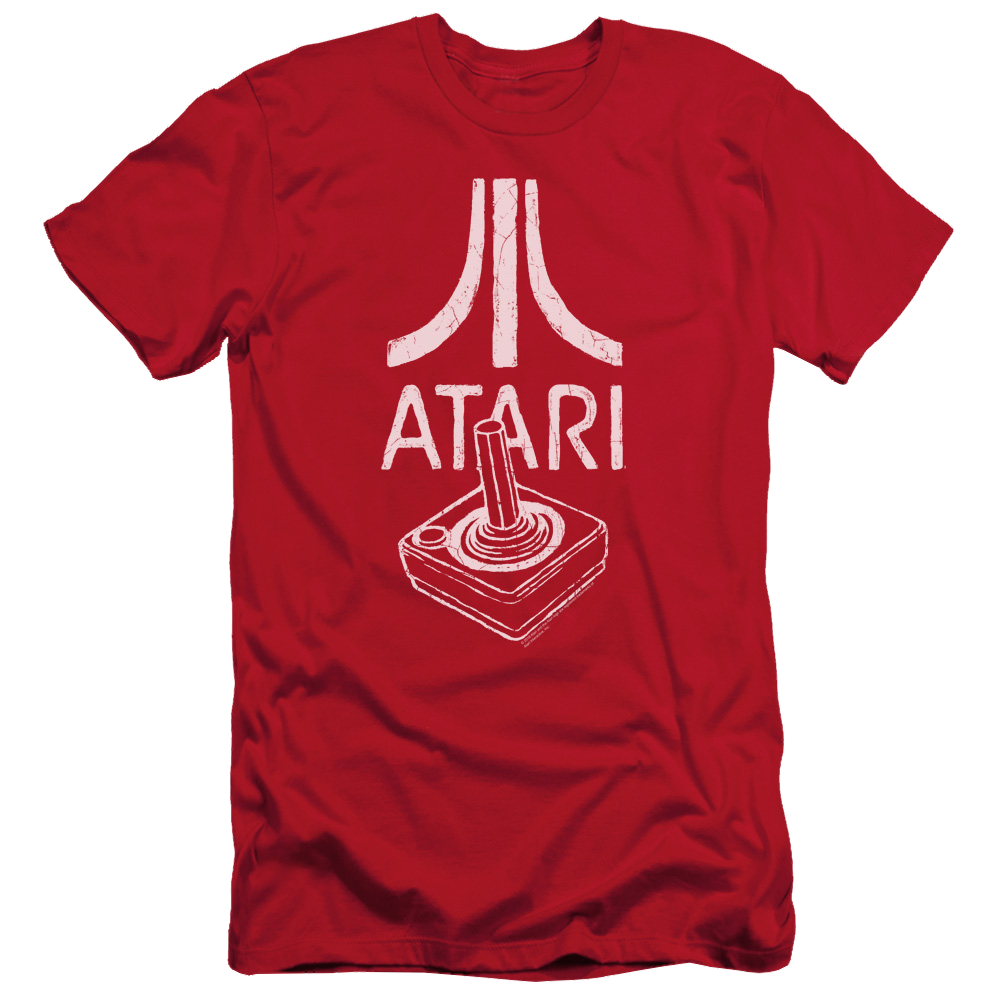 Atari Joystick Logo - Men's Slim Fit T-Shirt Men's Slim Fit T-Shirt Atari   