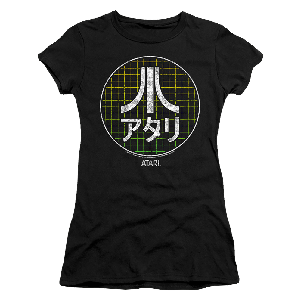 Atari Japanese Grid - Juniors T-Shirt Juniors T-Shirt Atari   