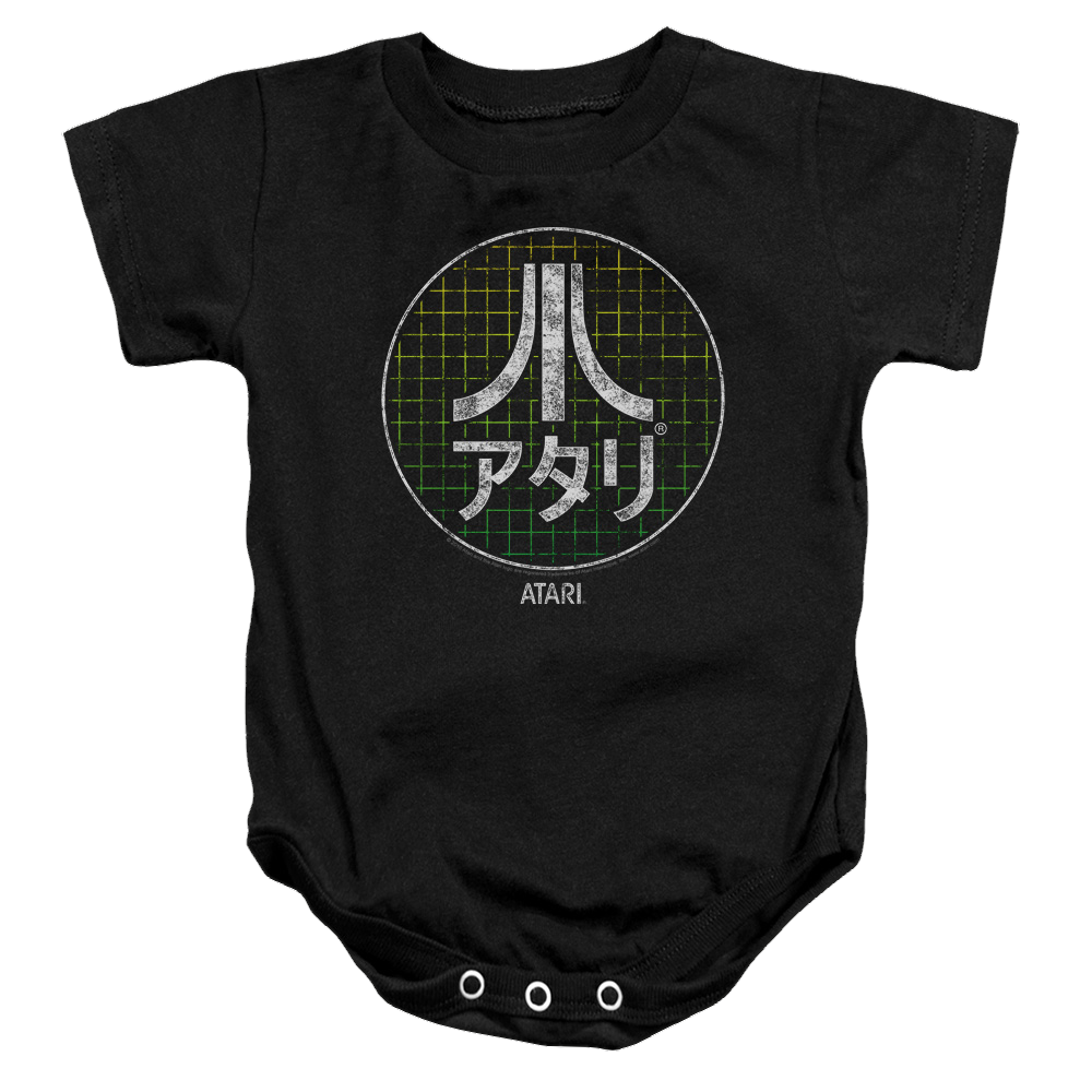 Atari Japanese Grid - Baby Bodysuit Baby Bodysuit Atari   