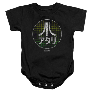 Atari Japanese Grid - Baby Bodysuit Baby Bodysuit Atari   