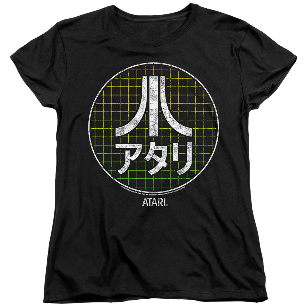 Atari Japanese Grid - Women's T-Shirt Women's T-Shirt Atari   