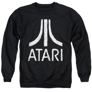 Atari Rough Logo - Men's Crewneck Sweatshirt Men's Crewneck Sweatshirt Atari   