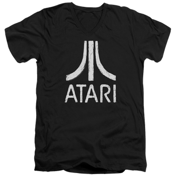 Atari Rough Logo - Men's V-Neck T-Shirt Men's V-Neck T-Shirt Atari   