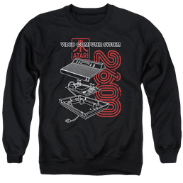 Atari 2600 - Men's Crewneck Sweatshirt Men's Crewneck Sweatshirt Atari   