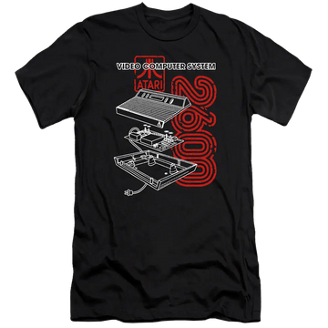 Atari 2600 - Men's Premium Slim Fit T-Shirt Atari