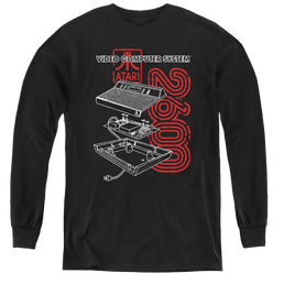 Atari 2600 - Youth Long Sleeve T-Shirt Youth Long Sleeve T-Shirt Atari   
