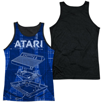 Atari Inside Out Men's Black Back Tank Men's Black Back Tank Atari   