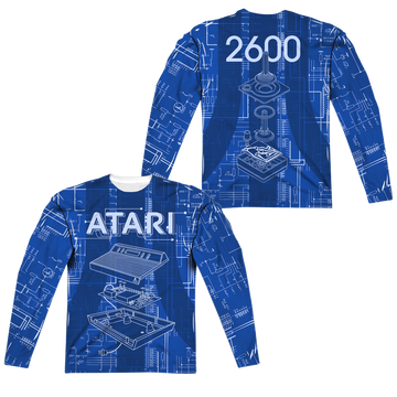 Atari Inside Out Men's All-Over Print T-Shirt Men's All-Over Print Long Sleeve Atari   