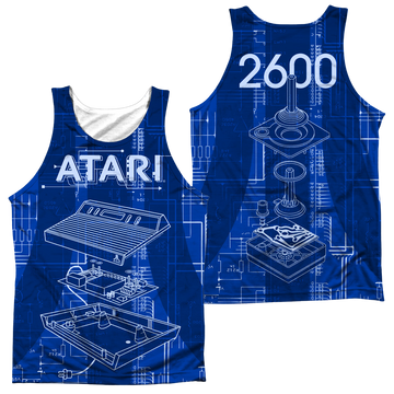Atari Inside Out Men's All Over Print Tank Men's All Over Print Tank Atari   