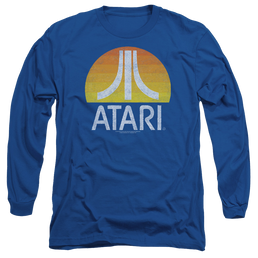 Atari Sunrise Eroded - Men's Long Sleeve T-Shirt Men's Long Sleeve T-Shirt Atari   