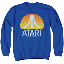 Atari Sunrise Eroded - Men's Crewneck Sweatshirt Men's Crewneck Sweatshirt Atari   