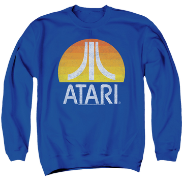 Atari Sunrise Eroded - Men's Crewneck Sweatshirt Men's Crewneck Sweatshirt Atari   
