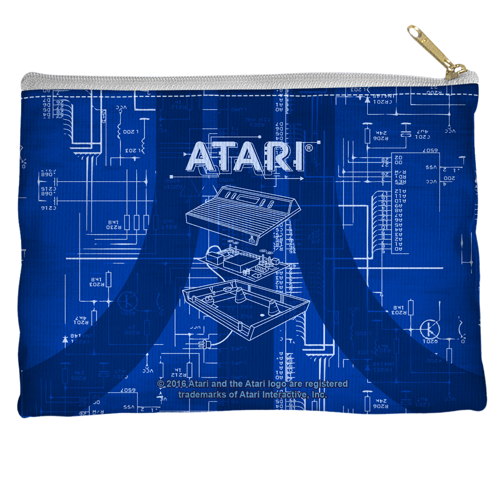 Atari Inside Out - Straight Bottom Accessory Pouch Straight Bottom Accessory Pouches Atari   