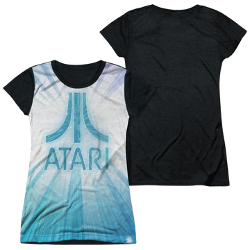 Atari Burst Logo - Juniors Black Back T-Shirt Juniors Black Back T-Shirt Atari   