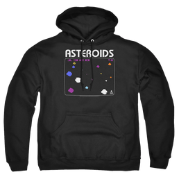 Atari Asteroids Screen - Pullover Hoodie Pullover Hoodie Atari   