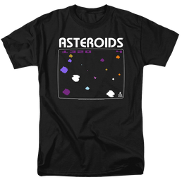 Atari Asteroids Screen - Men's Regular Fit T-Shirt Men's Regular Fit T-Shirt Atari   