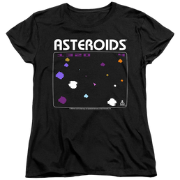 Atari Asteroids Screen - Women's T-Shirt Women's T-Shirt Atari   