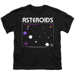 Atari Asteroids Screen - Youth T-Shirt Youth T-Shirt (Ages 8-12) Atari   