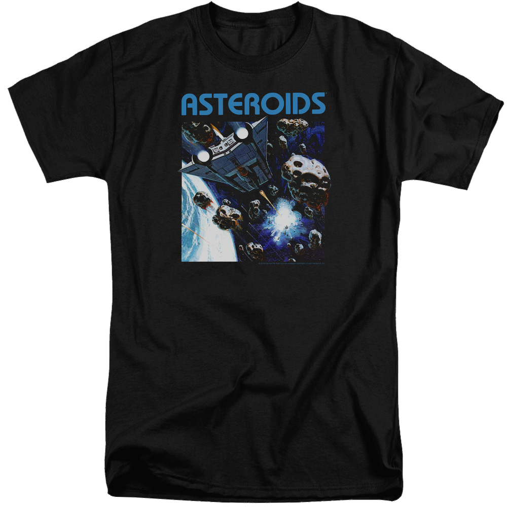 Atari 2600 Asteroids - Men's Tall Fit T-Shirt Men's Tall Fit T-Shirt Atari   