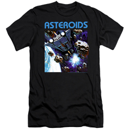 Atari 2600 Asteroids - Men's Premium Slim Fit T-Shirt Men's Premium Slim Fit T-Shirt Atari   