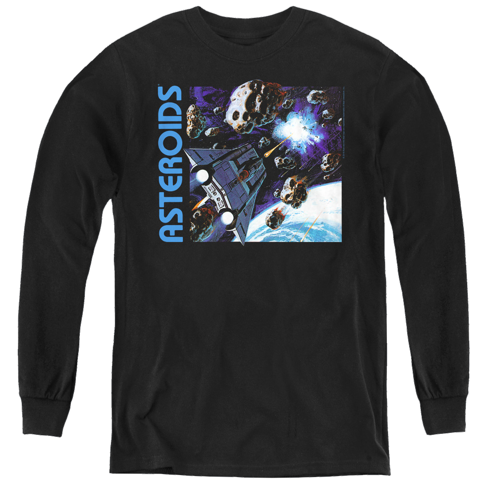 Atari 2600 Asteroids - Youth Long Sleeve T-Shirt Youth Long Sleeve T-Shirt Atari   