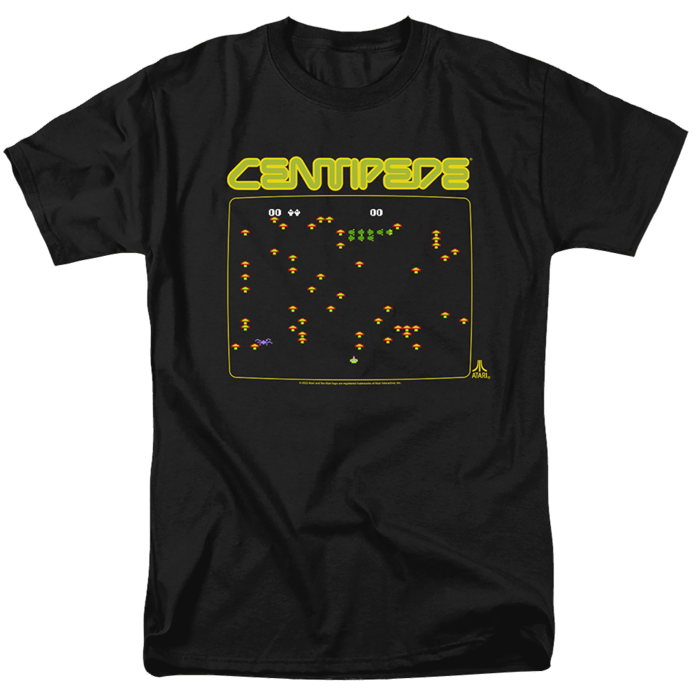 Atari Centipede Screen - Men's Regular Fit T-Shirt Men's Regular Fit T-Shirt Atari   
