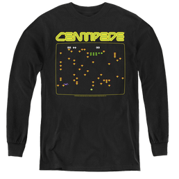 Atari Centipede Screen - Youth Long Sleeve T-Shirt Youth Long Sleeve T-Shirt Atari   