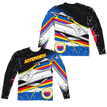 Atari Asteroids Arcade men's all-over print long sleeve