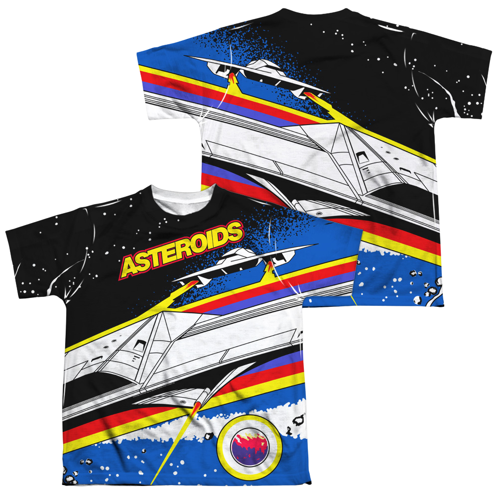 Atari Asteroids Arcade - Youth All-Over Print T-Shirt (Ages 8-12) Youth All-Over Print T-Shirt (Ages 8-12) Atari   