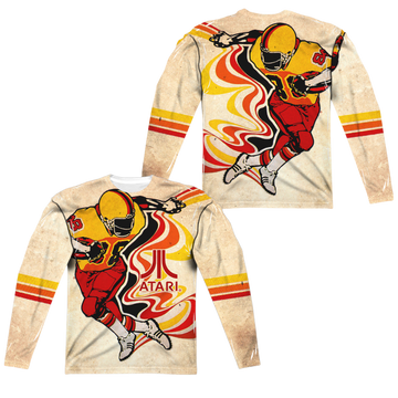 Atari Football Men's All-Over Print T-Shirt Men's All-Over Print Long Sleeve Atari   