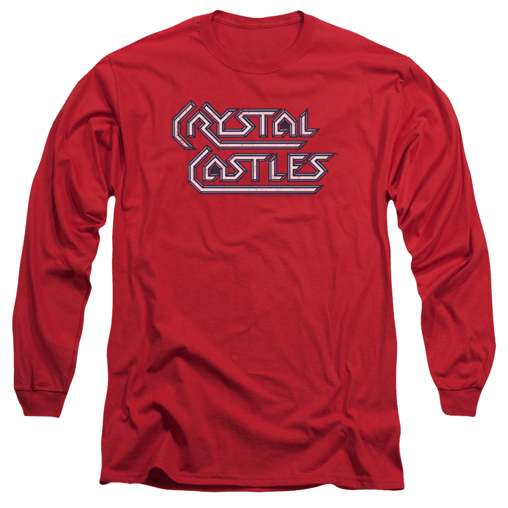 Atari Crystal Castles Logo - Men's Long Sleeve T-Shirt Men's Long Sleeve T-Shirt Atari   
