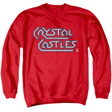 Atari Crystal Castles Logo - Men's Crewneck Sweatshirt Men's Crewneck Sweatshirt Atari   