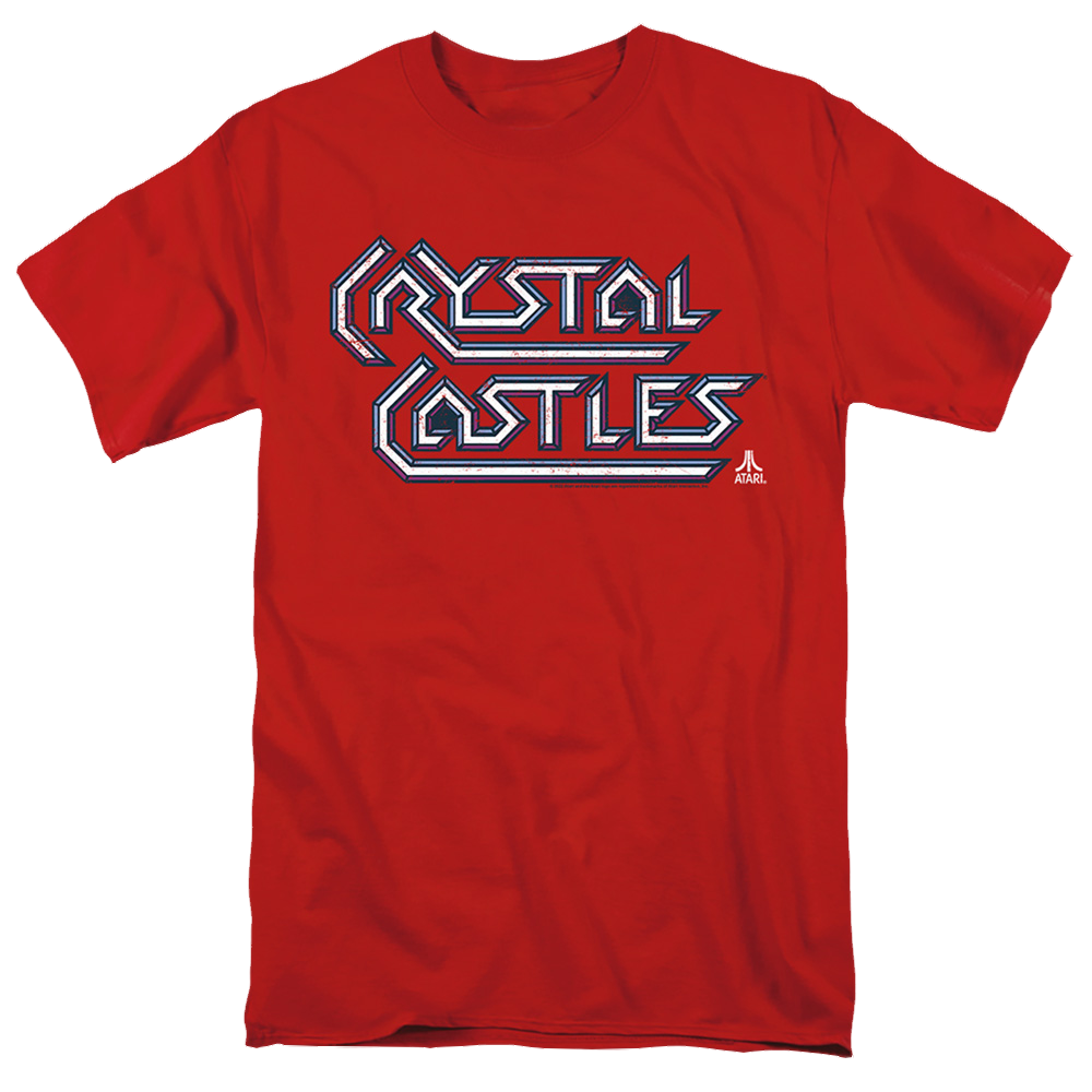 Atari Crystal Castles Logo - Men's Regular Fit T-Shirt Men's Regular Fit T-Shirt Atari   