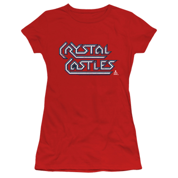 Atari Crystal Castles Logo - Juniors T-Shirt Juniors T-Shirt Atari   