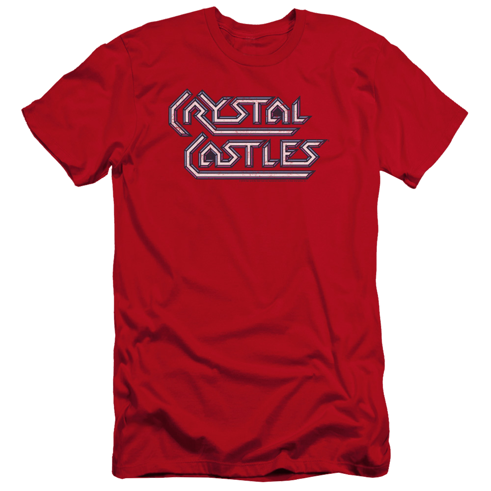 Atari Crystal Castles Logo - Men's Premium Slim Fit T-Shirt Men's Premium Slim Fit T-Shirt Atari   