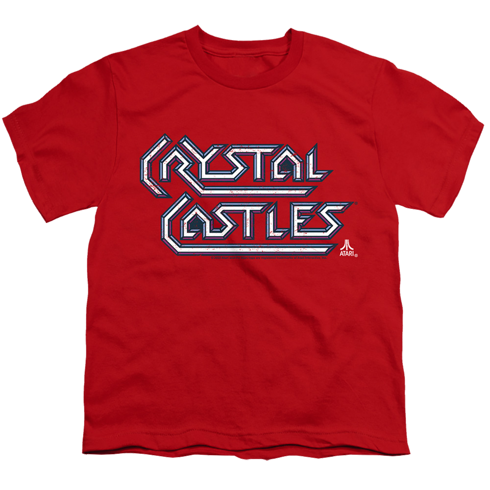 Atari Crystal Castles Logo - Youth T-Shirt Youth T-Shirt (Ages 8-12) Atari   