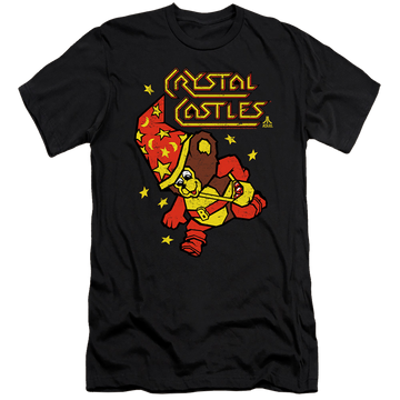 Atari Crystal Bear - Men's Premium Slim Fit T-Shirt Men's Premium Slim Fit T-Shirt Atari   