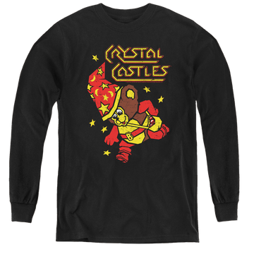 Atari Crystal Bear - Youth Long Sleeve T-Shirt Youth Long Sleeve T-Shirt Atari   