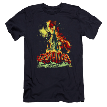 Atari Blast Off - Men's Premium Slim Fit T-Shirt Atari