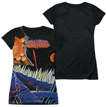 Atari Gravitar - Juniors Black Back T-Shirt Juniors Black Back T-Shirt Atari   