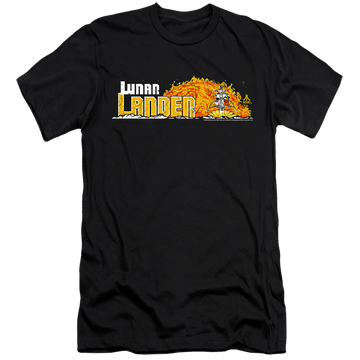 Atari Lunar Marquee - Men's Premium Slim Fit T-Shirt Men's Premium Slim Fit T-Shirt Atari   