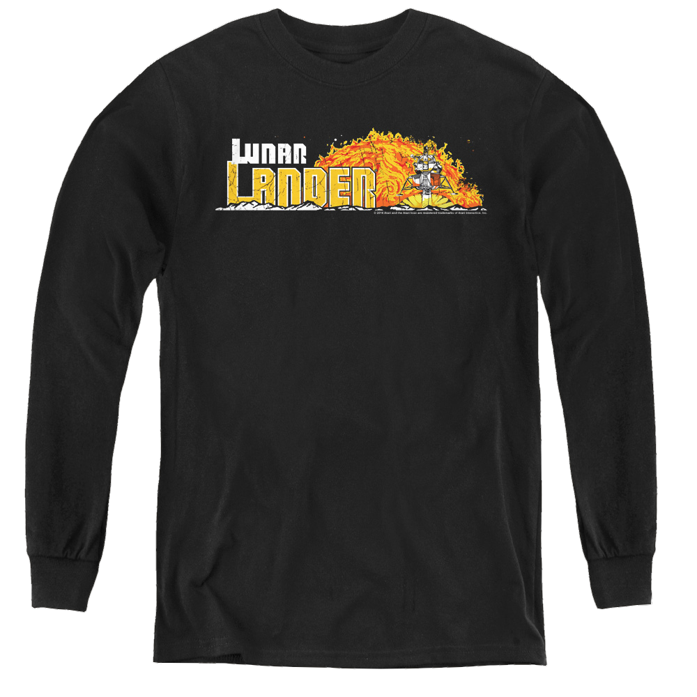 Atari Lunar Marquee - Youth Long Sleeve T-Shirt Youth Long Sleeve T-Shirt Atari   