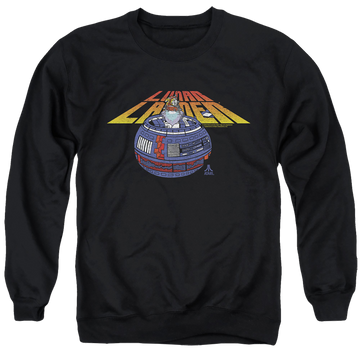 Atari Lunar Globe - Men's Crewneck Sweatshirt Men's Crewneck Sweatshirt Atari   
