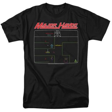 Atari Major Havoc Screen - Men's Regular Fit T-Shirt Men's Regular Fit T-Shirt Atari   