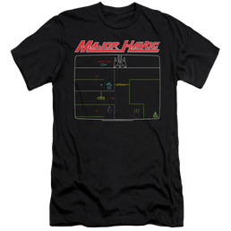 Atari Major Havoc Screen - Men's Premium Slim Fit T-Shirt Men's Premium Slim Fit T-Shirt Atari   